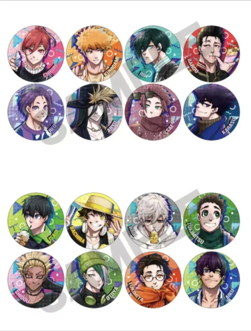 蓝色监狱 CRUX原画私服圆 一弹 二弹 吧唧徽章 盲盒产品 动漫收藏