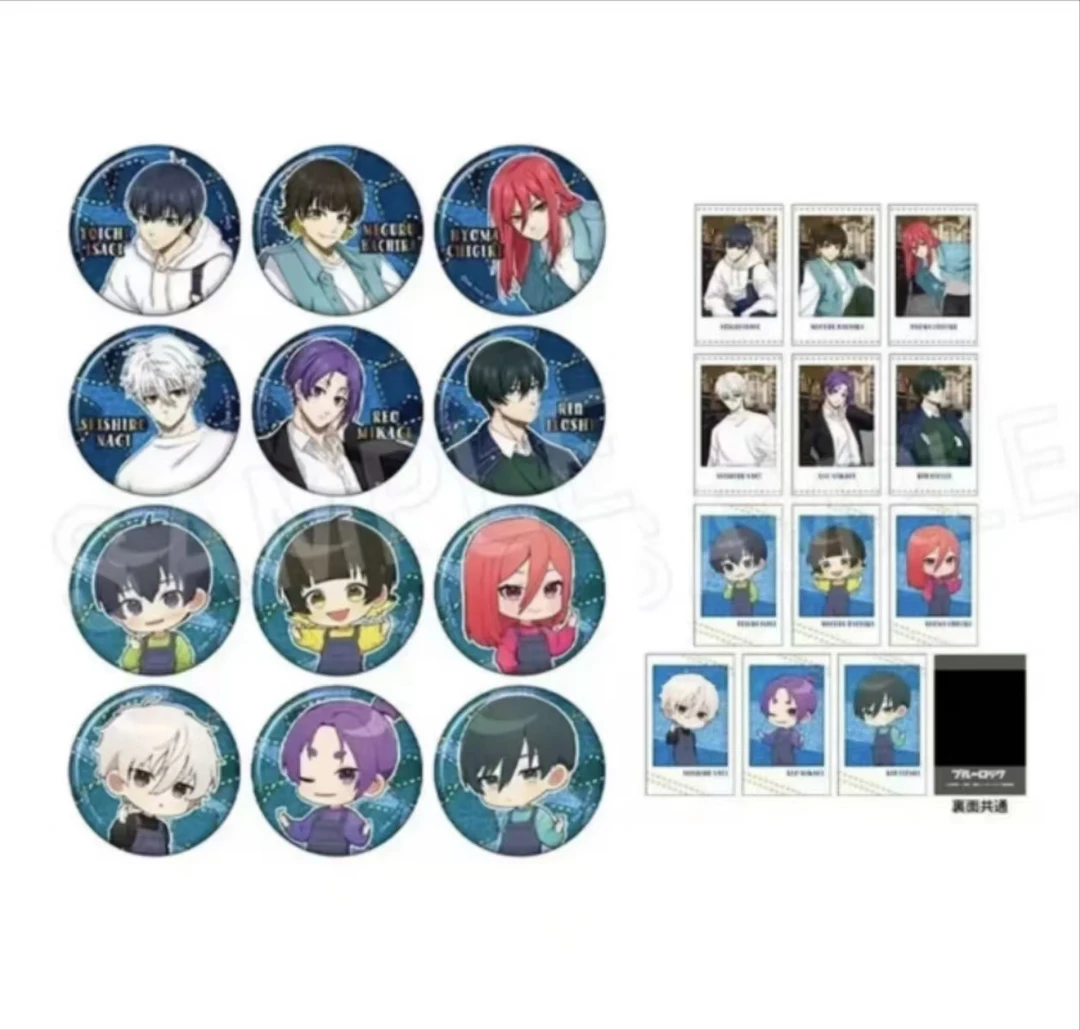 日版蓝色监狱 蓝锁中外矿业吧唧拍立得盲盒产品盲盒产品 动漫收藏