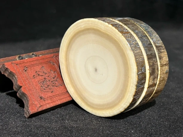 猛犸牙原皮圆牌子圆饼牌子挂牌