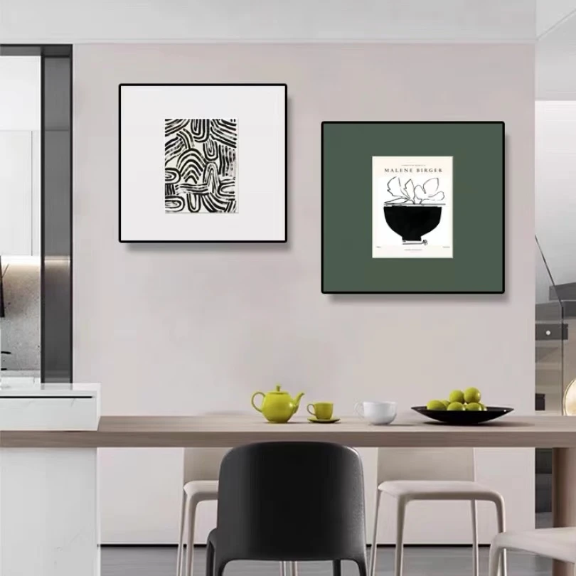 简艺现代简约极简高级大气装饰画时尚餐厅卧室沙发背景画