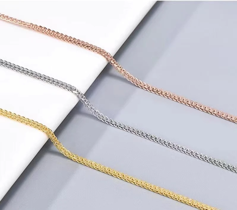 链子925银 时尚百搭简约s925银肖邦链万能链（多样性发货）