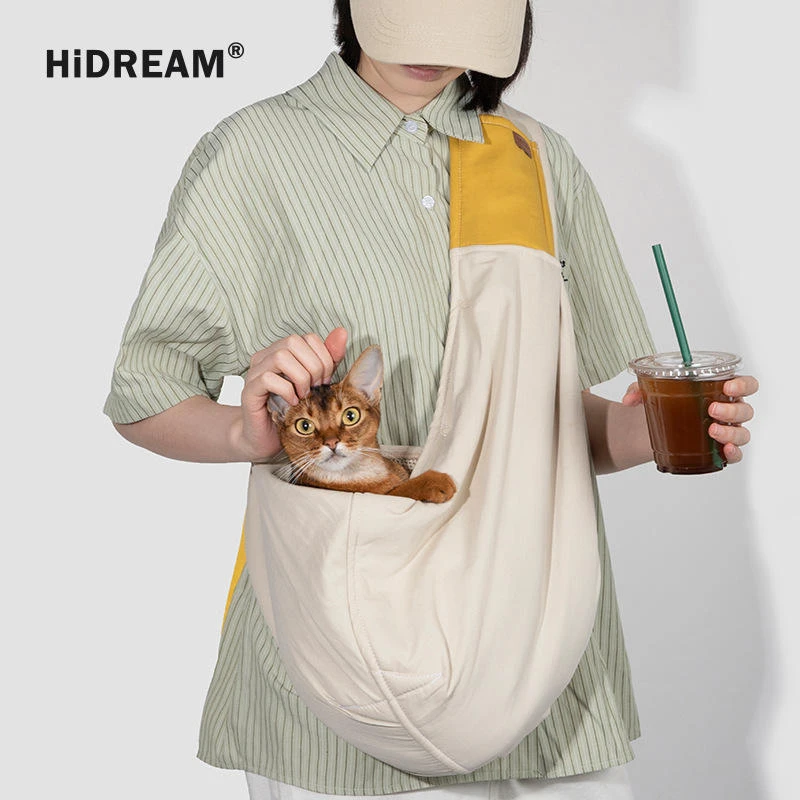 Hidream猫包外出便携猫背包四季用胸前包可爱宠物狗包斜挎大容量