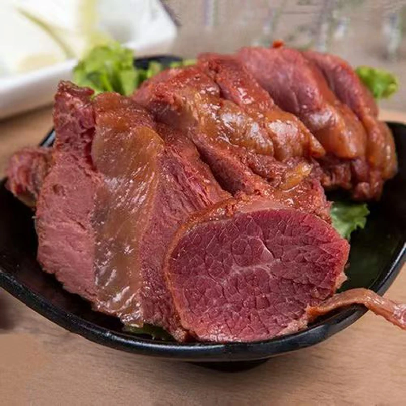 新鲜驴肉熟食山东特产酱香真驴肉五香真空包装即食香卤驴肉食3斤