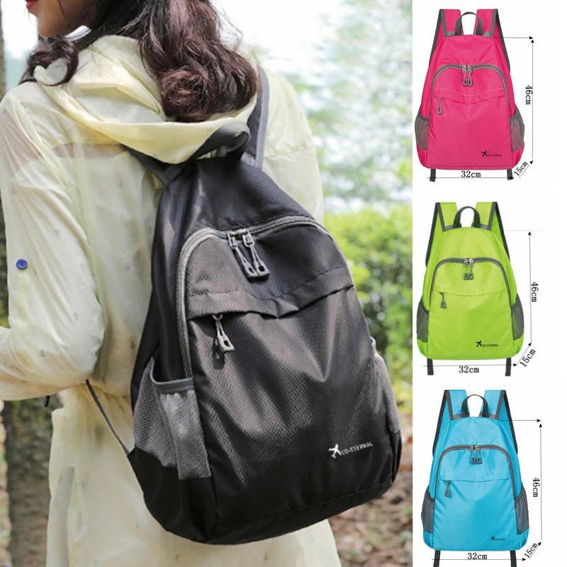 双肩包超轻学生便携轻便双肩包女肩包皮肤包时尚休闲便携式横拉包