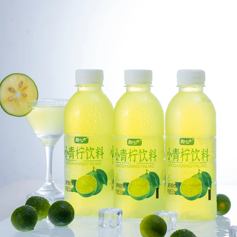【6瓶】小青柠果汁饮料360ml小瓶装天然浓缩冰爽果味饮料维c