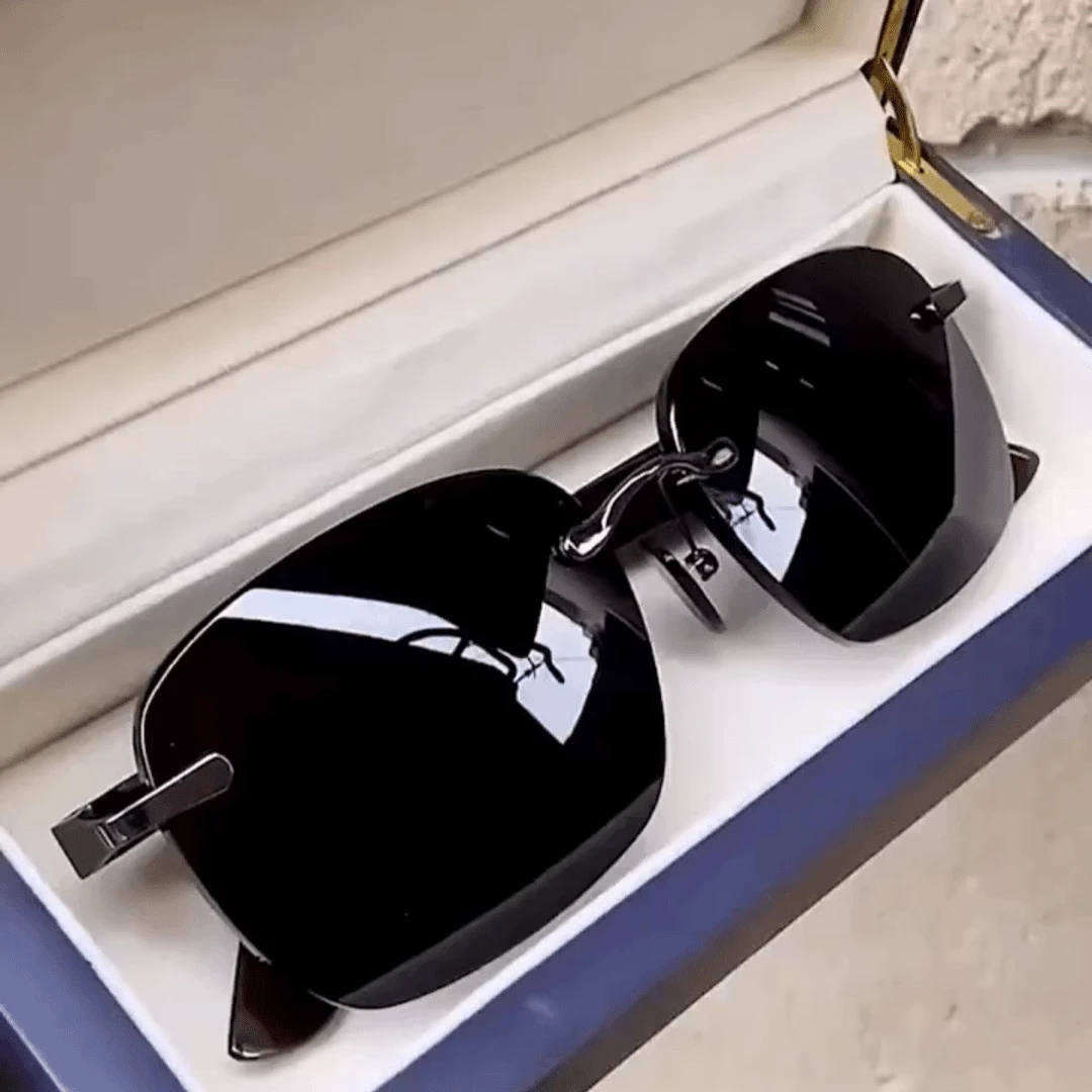 【外贸高货】天然水晶石太阳墨镜男士高清墨镜开车钓鱼防紫外线