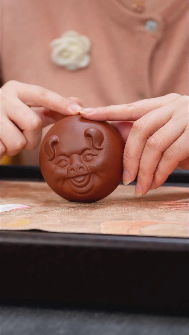 【闪购商品】紫砂茶杯主人杯猪