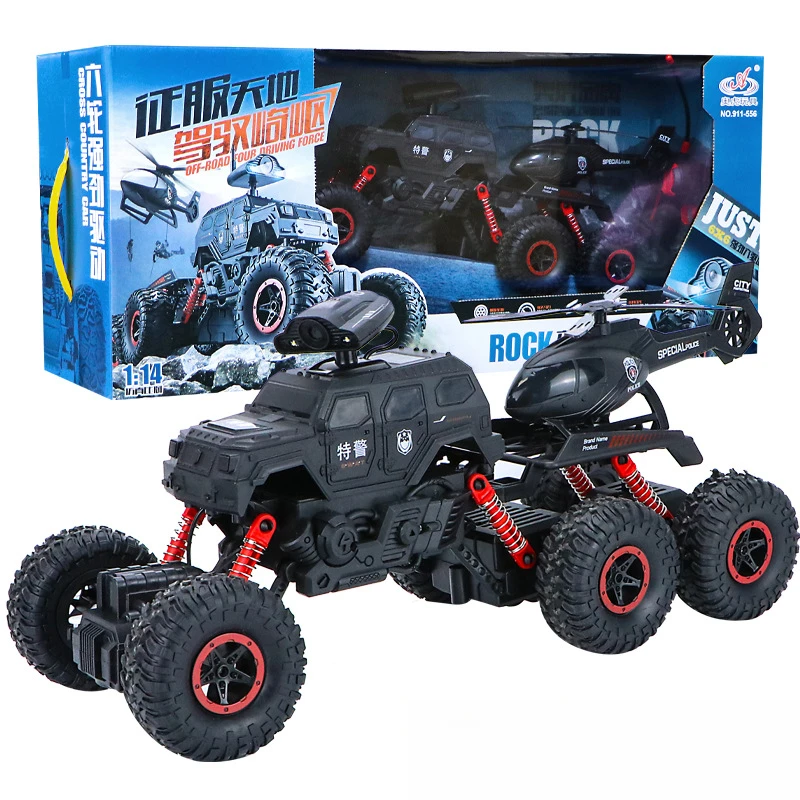 新款六轮攀爬车玩具1:四通特警小朋友越野车大号小汽车小型汽车
