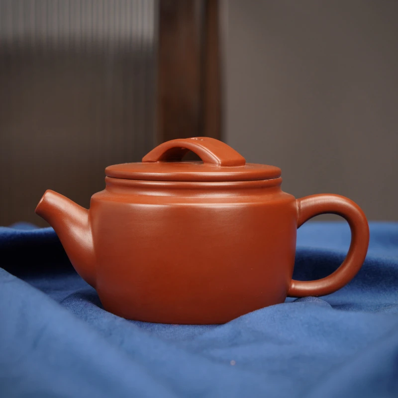 GF055紫砂壶泡茶壶大号家用紫泥功夫茶具办公浮雕