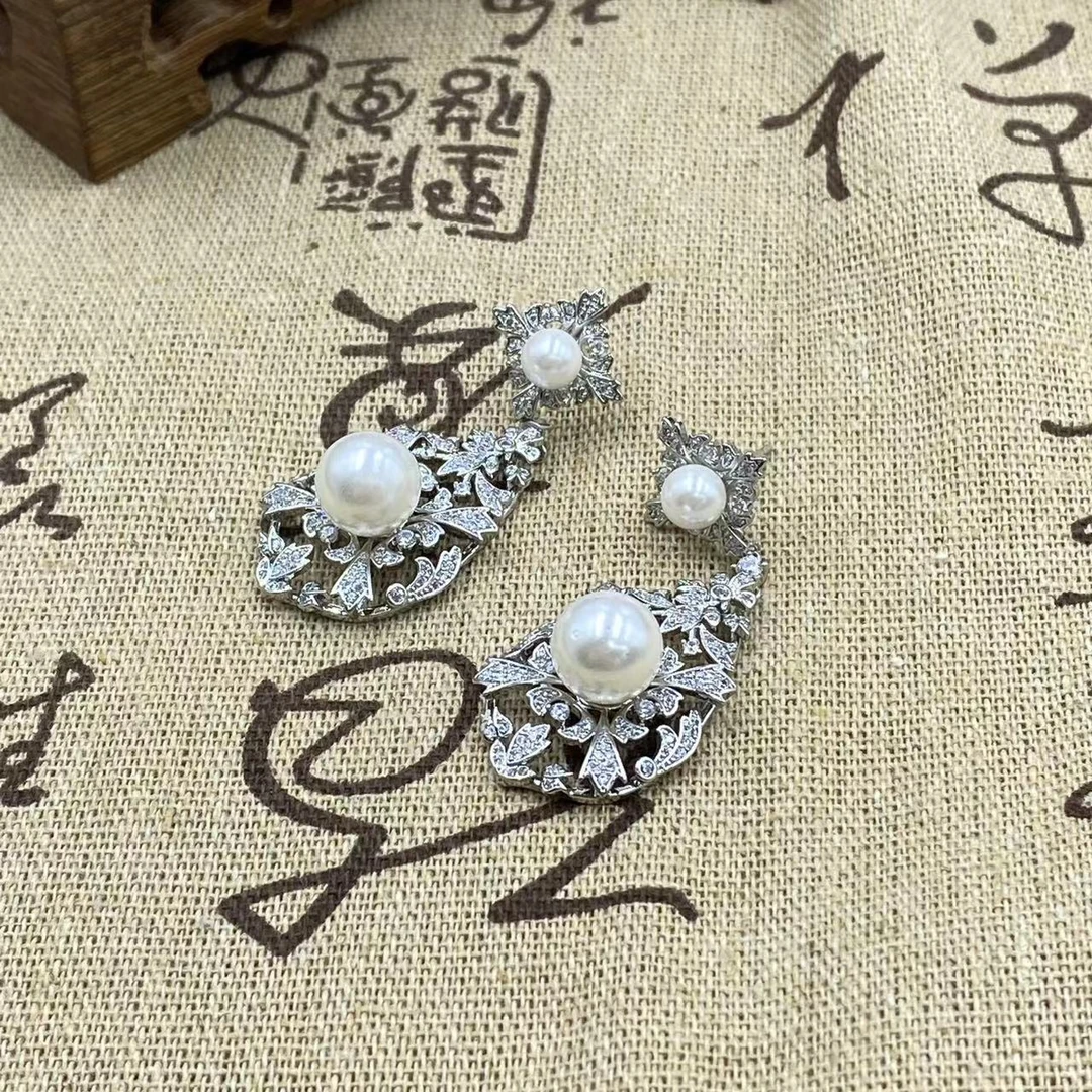 极光冰雪海水贝珠耳环【杨杨珠宝】（多样性发一件）16833