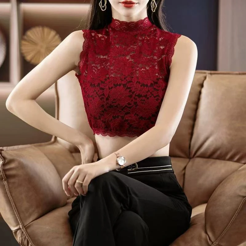 蕾丝假领子新款女百搭假领春秋防走光配毛衣内搭时尚蕾丝背心