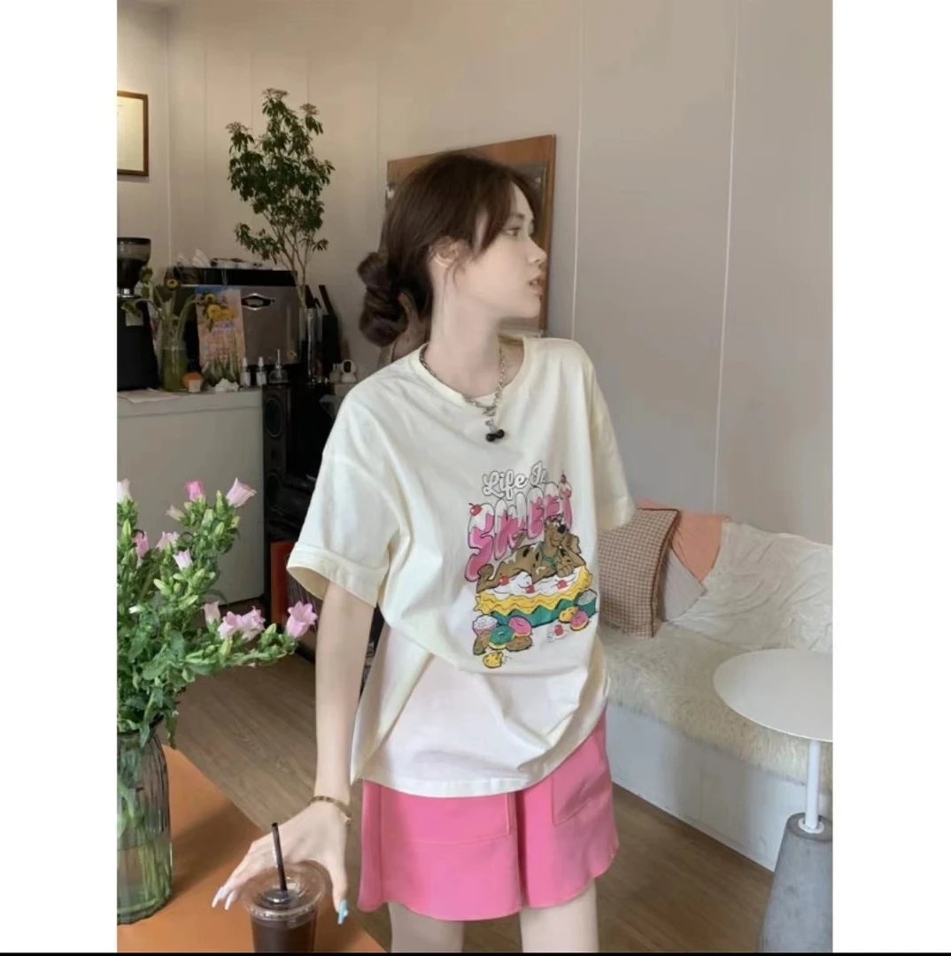 女款夏季纯棉盐系休闲甜美风百搭短裤女可外穿睡衣（实物展示为准）