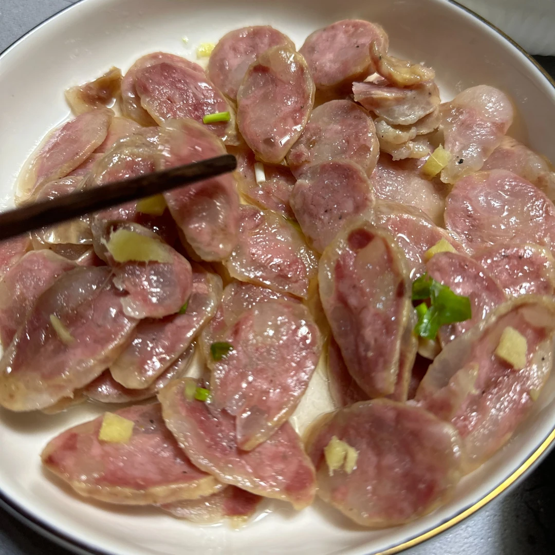 扬州风味纯手工腌制黑猪肉香肠5斤装真空礼盒装