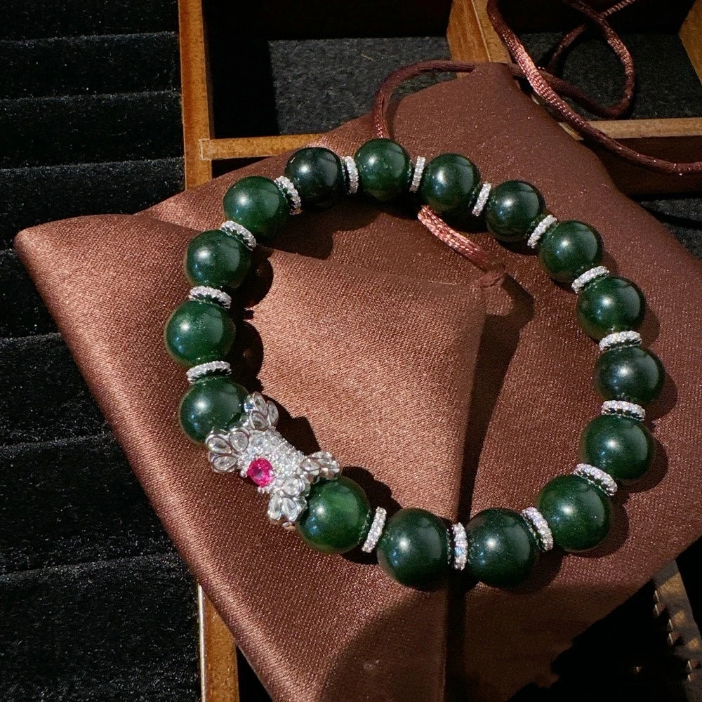 铜合金合成锆石手链 新中式复古气质百搭优雅时尚手链PRA586-2568