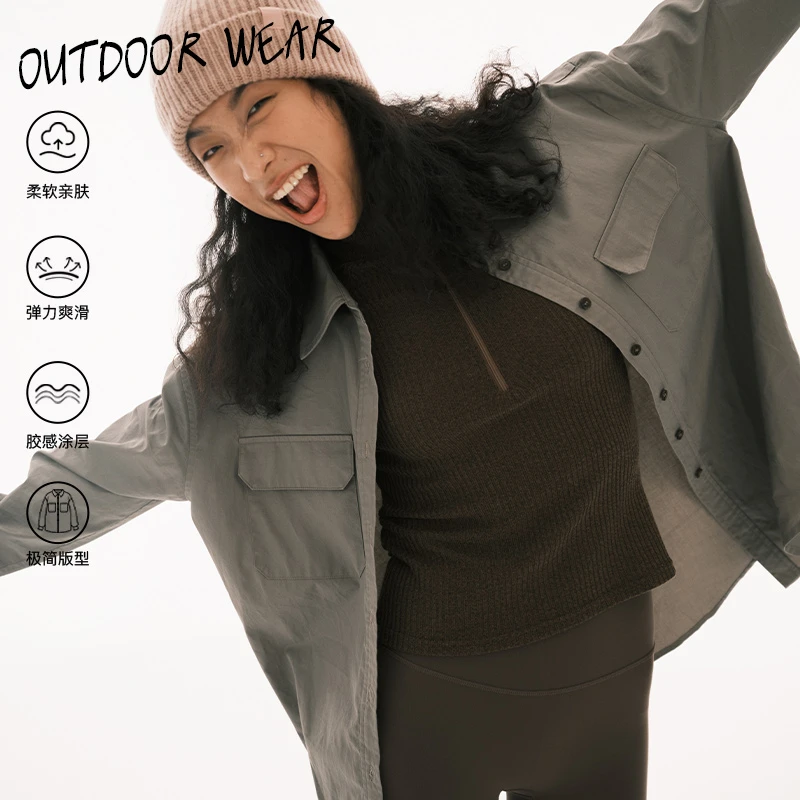 AAAD | Outdoor Wear 春季新款户外口袋工装衬衫休闲长袖翻领外套