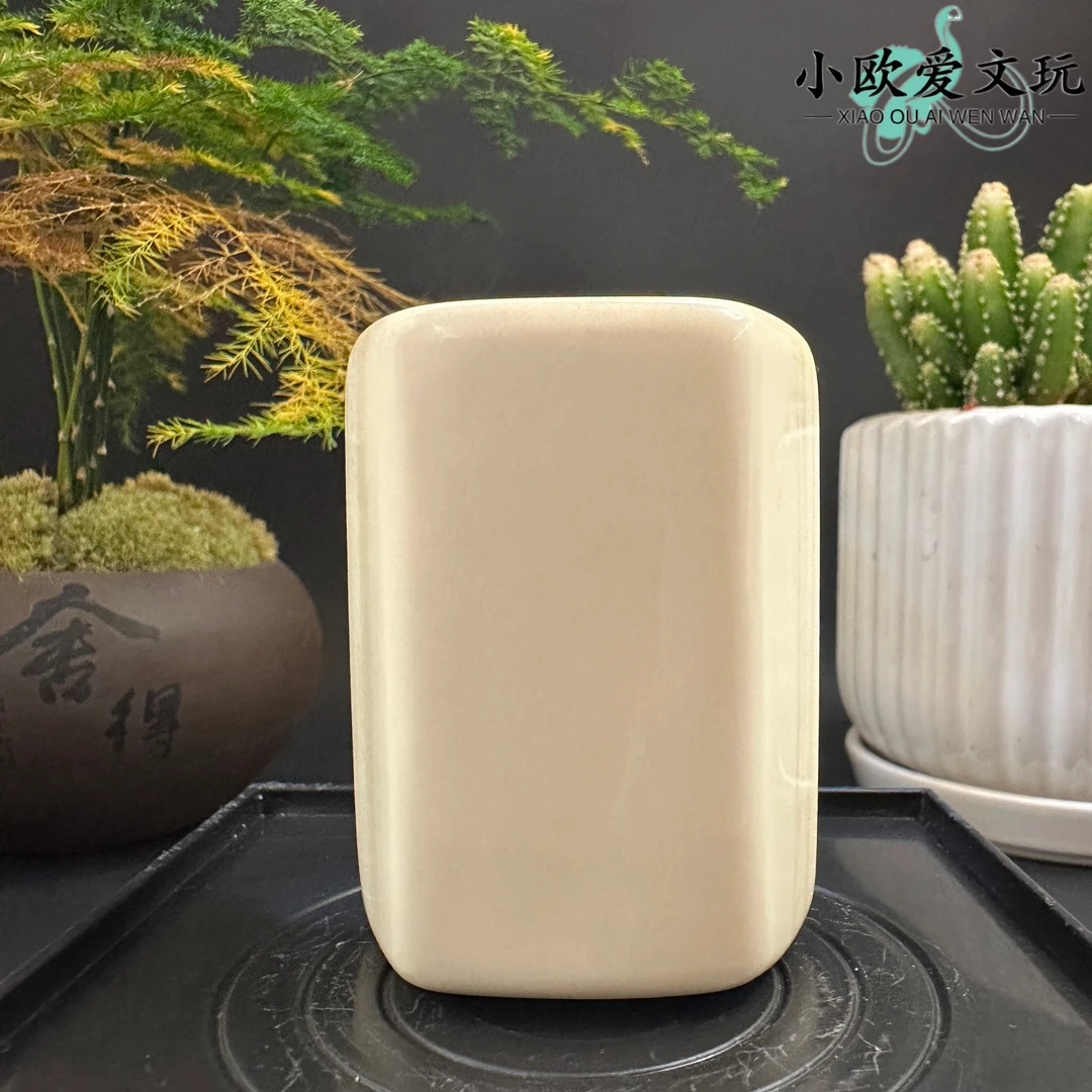 【小欧爱文玩】M1319精品猛犸牙肥皂手把件