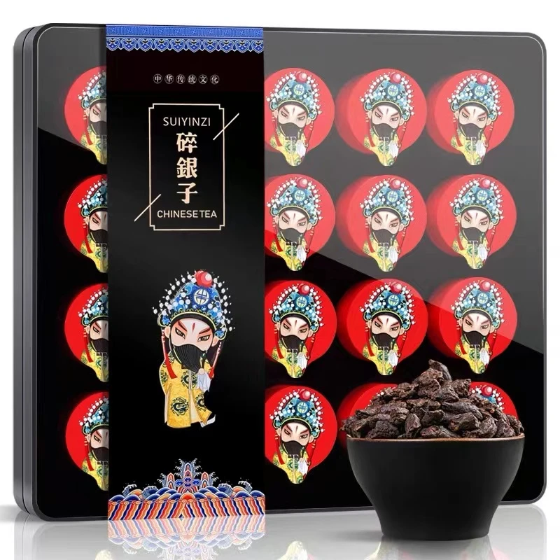 c碎银子 茶化石 普洱熟茶 400g 配礼袋