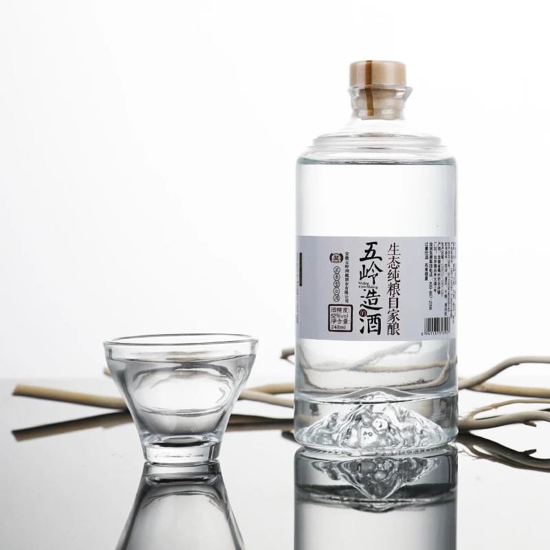 五岭洞藏五岭造酒浓香自酿优级高度白酒52度248ml*4瓶 整箱