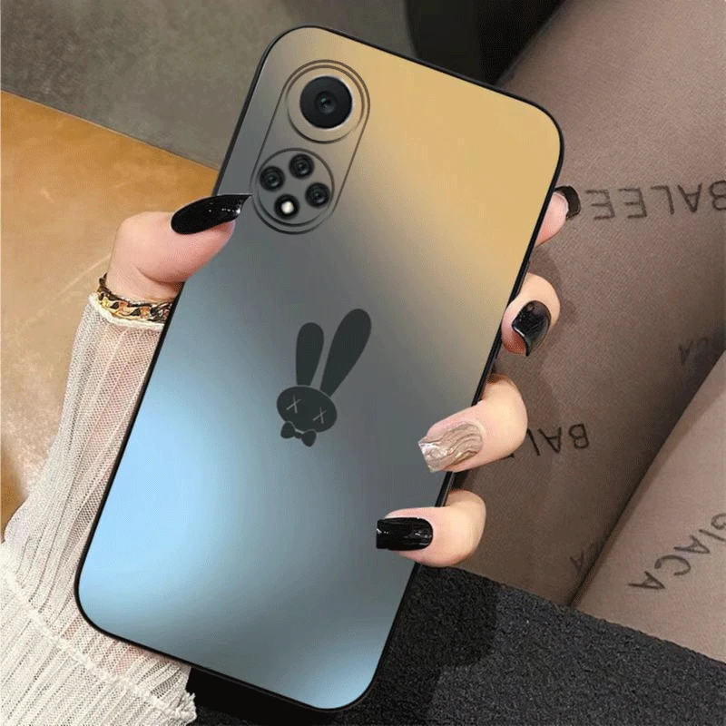 荣耀50手机壳Honor50pro最新款防摔全包边曲面屏男女耐脏液态硅胶