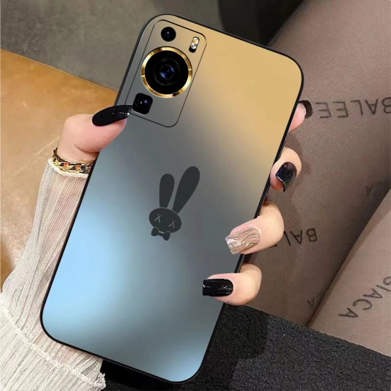 华为p60手机壳p60pro高级感小众ins韩日风磨砂散热耐脏直角边超薄