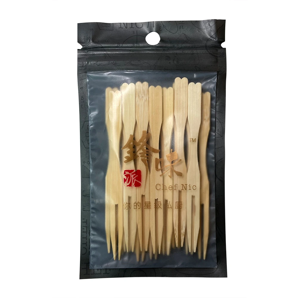 锋味派一次性竹叉