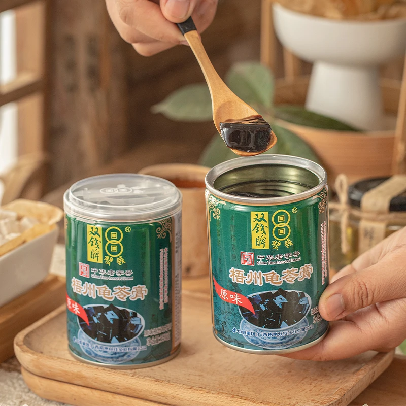 双钱原味250克罐装龟苓膏便携健康美味下午茶