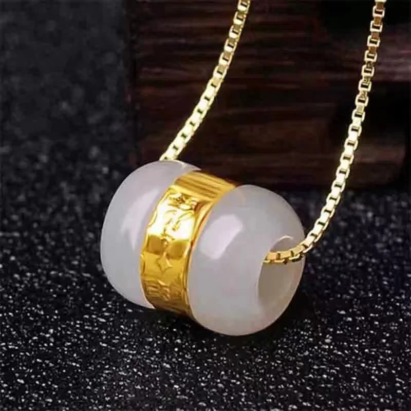 天然玛瑙女士精品吊坠路路通镶嵌款