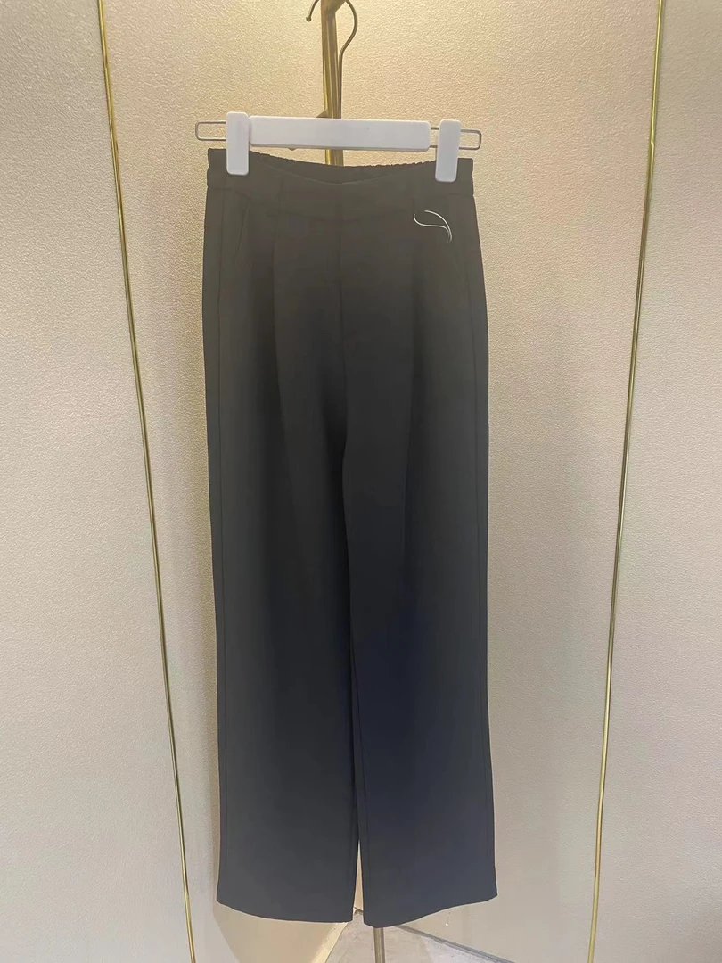 306#单扣西裤休闲裤长裤高腰垂感