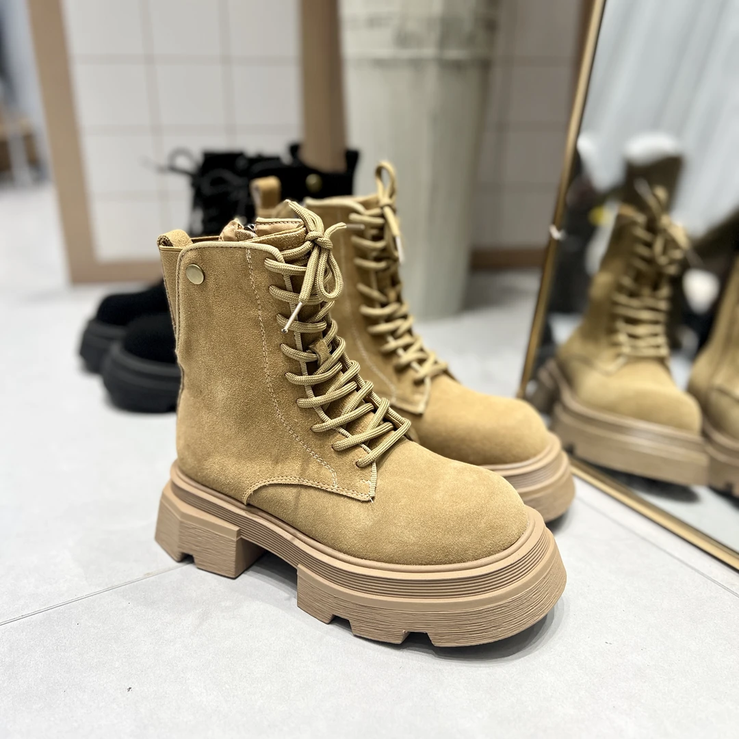 圆头厚底断码女鞋