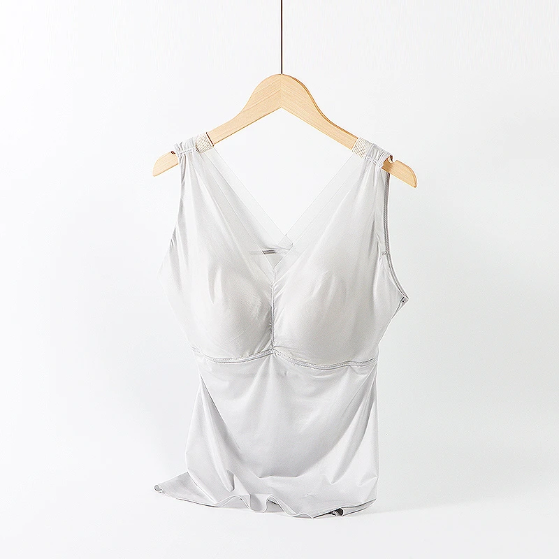【钱老板粉丝专享】光面锁边系列-宽肩背心M0274