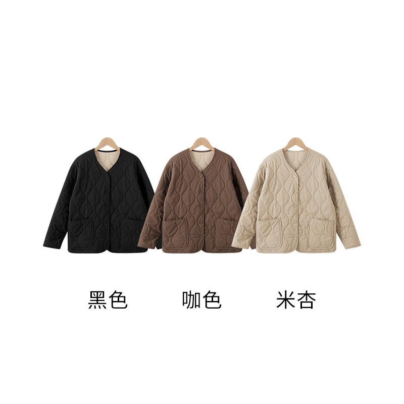 羊毛棉衣圆领外套C0245
