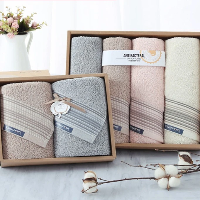 金号毛巾纯棉防螨抗菌礼盒装云感棉柔新疆棉吸水成人洗脸家用柔软