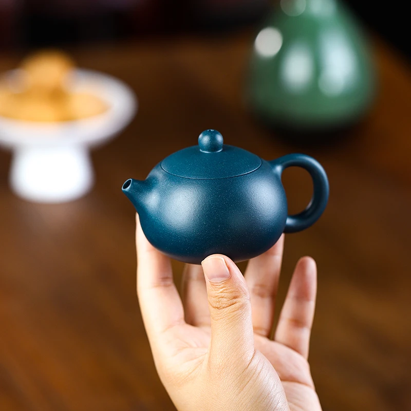 100cc小容量原矿民国绿西施壶 宜兴紫砂壶功夫茶壶