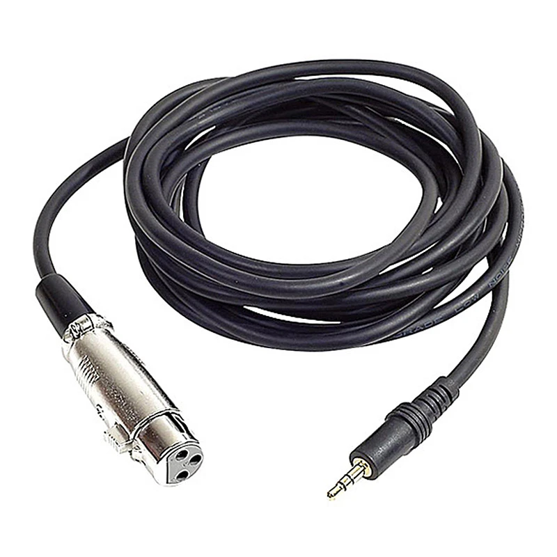 得胜C3-3电容麦克风音频线48V 幻象电源专用SO8声卡3.5mm转卡侬线