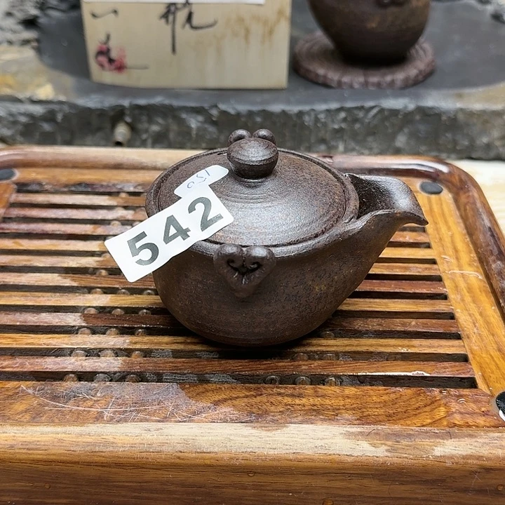 纯手工制作粗陶茶具
