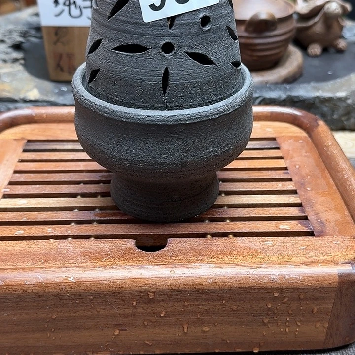 纯手工制作粗陶茶具