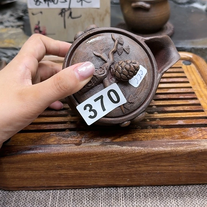 纯手工制作粗陶茶具