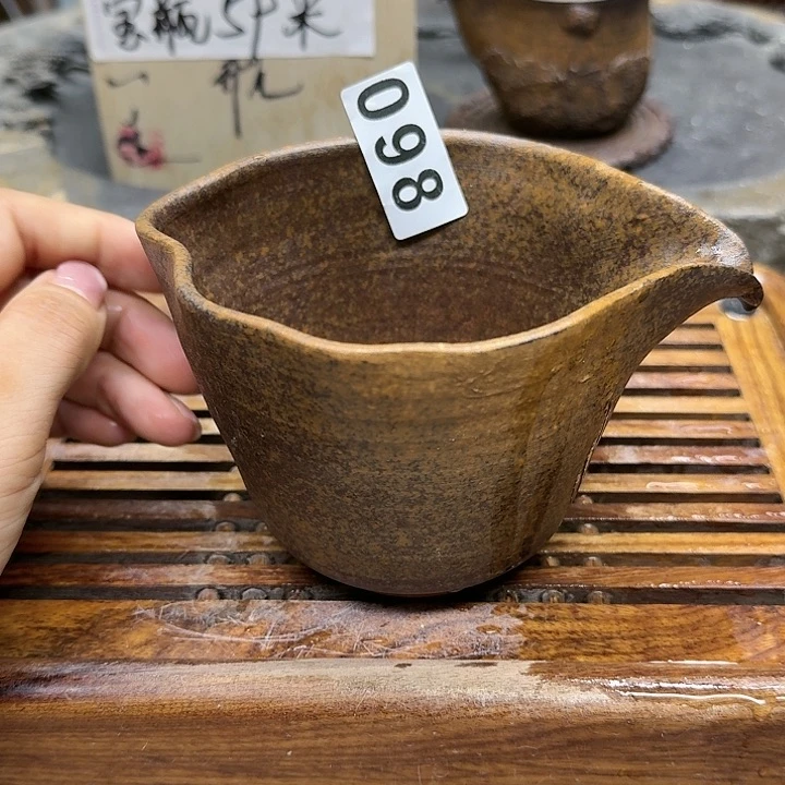 纯手工制作粗陶茶具
