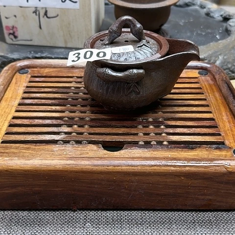 纯手工制作粗陶茶具