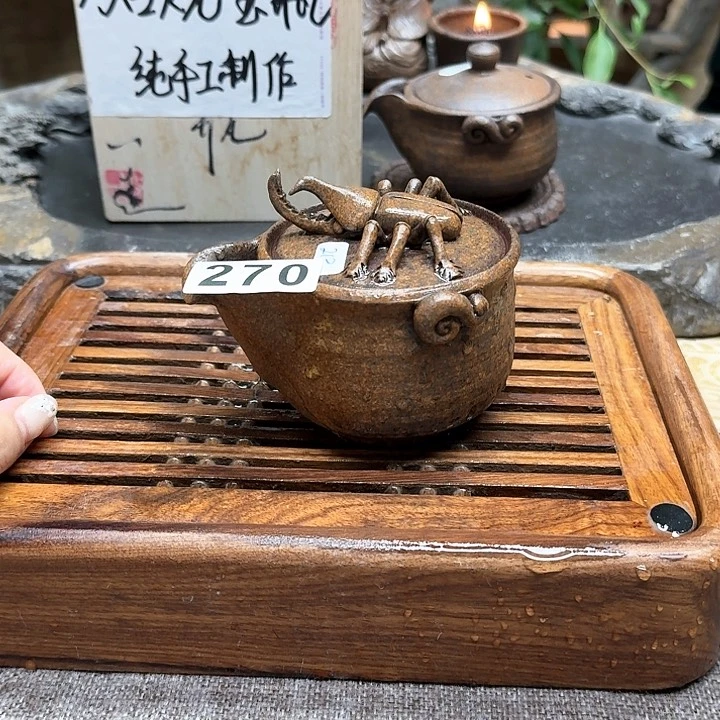 纯手工制作粗陶 茶具