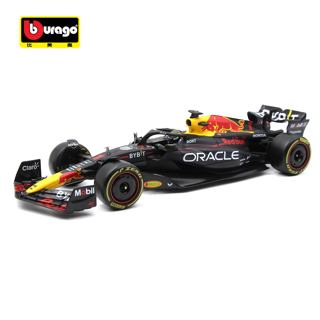 burago/比美高1:24 F1-红牛RB19 1号 仿真合金车模 精致摆件礼物