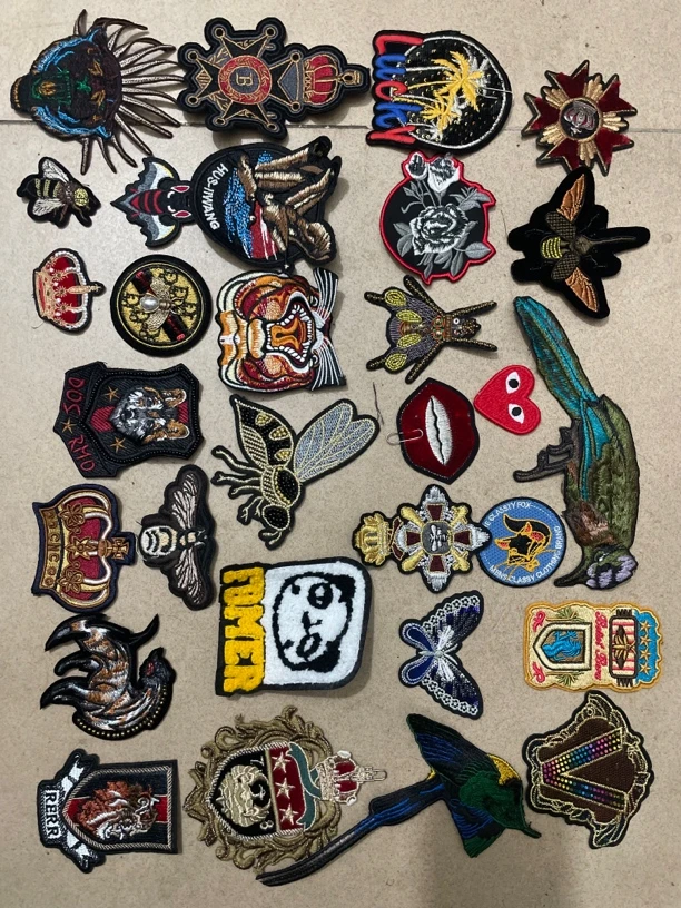 刺绣补丁贴、到手一包100个左右！