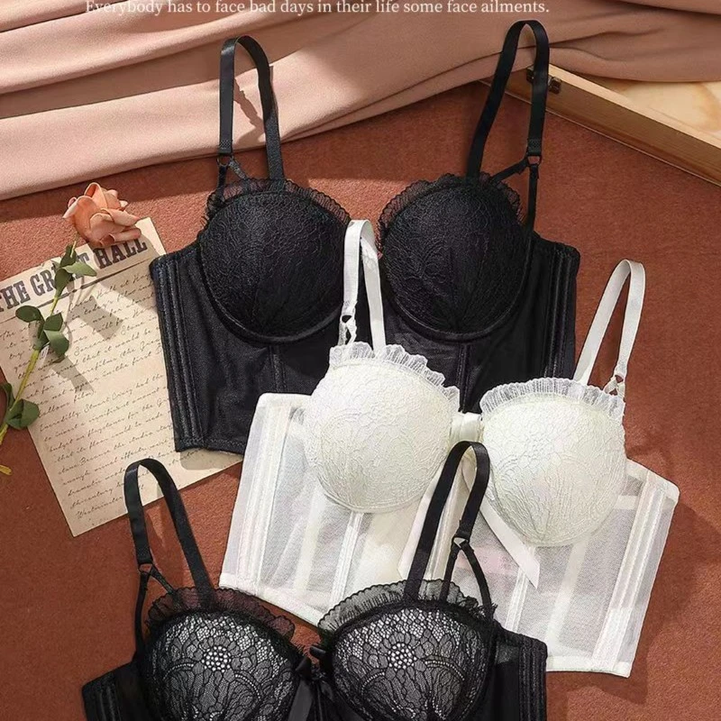 Y401-Y600 法式内衣聚拢调整型收副乳防下垂聚拢显小舒适文胸