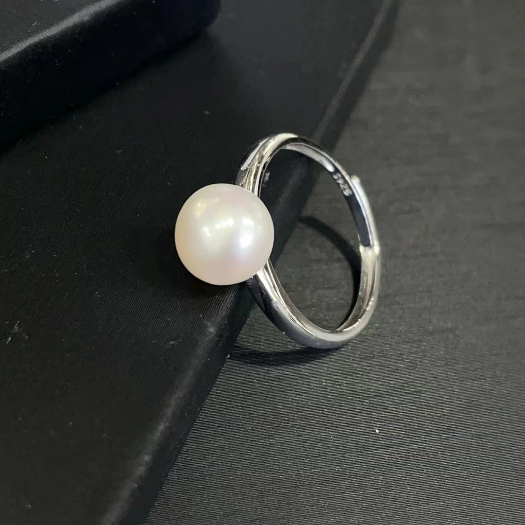 淡水珍珠【丽丽专属】03334 精致简约s925银戒指