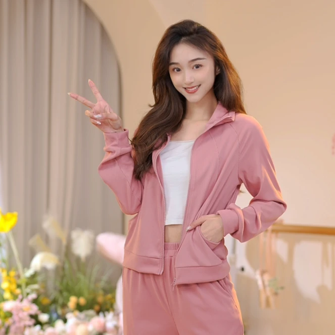 3479 D舞蹈服成人女现代新款形体练功跳舞美式拉链开衫日常显瘦