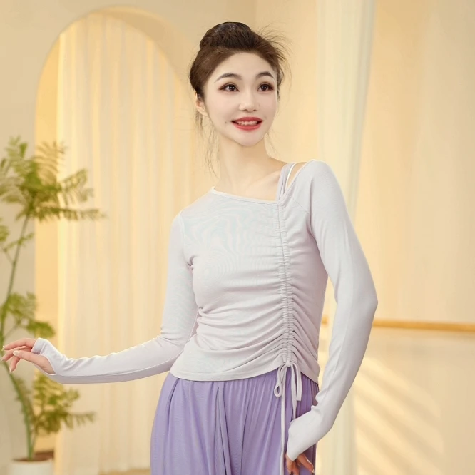 3134 D舞蹈服成人女现代新款形体练功跳舞专用古典日常显瘦