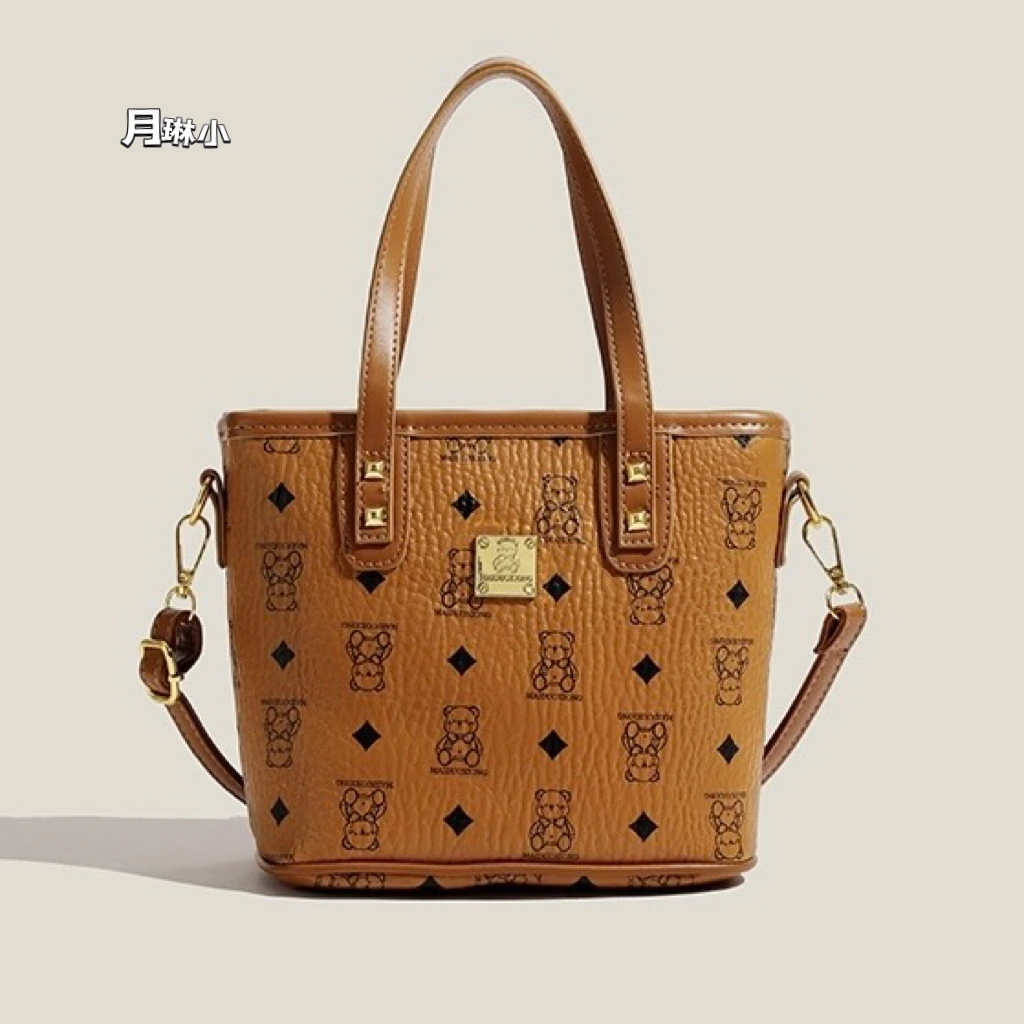 高级感小包包女2024新款小众质感手提水桶包百搭菜篮子单肩斜挎包