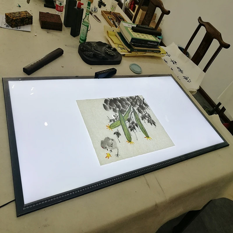 汉绘led拷贝台板a1a0临摹国画书法线描绘画画专业级透写透光台桌