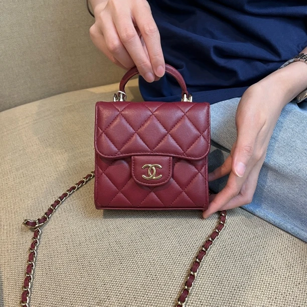 95新 Chanel/香奈儿 苏州包展/手提小废包/成色直播间为准