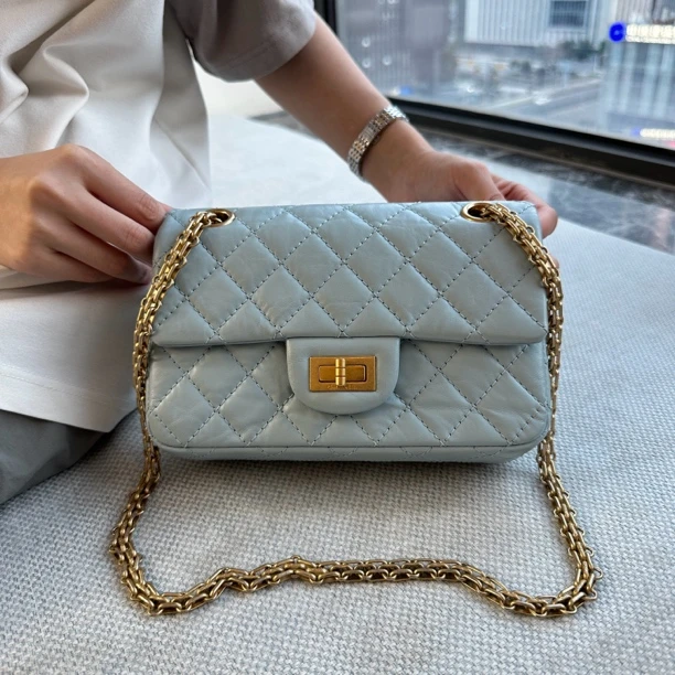 95新 Chanel/香奈儿 苏州包展/2.55大mini包/成色直播间为准
